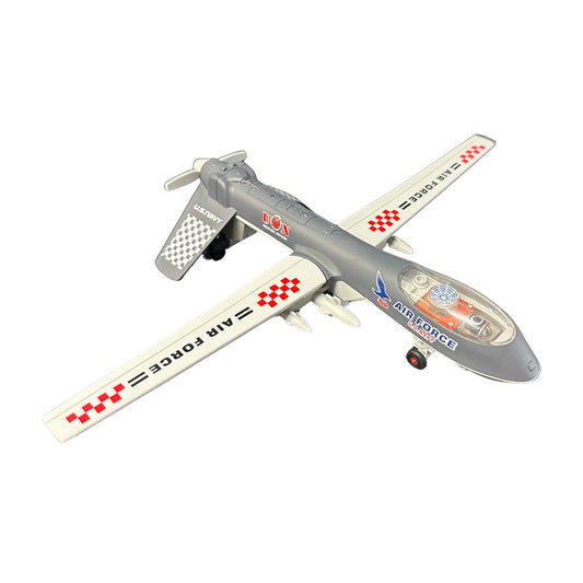 10" Air Force Drone Die-Cast Jet – Light & Sound (Assorted Display Pack) MSAFDRN