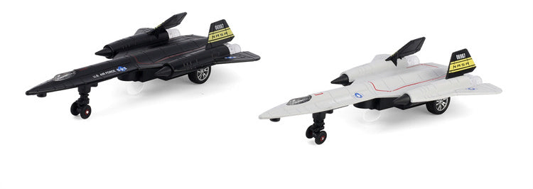 8.5" SR-71 Blackbird Die-Cast Jet – Pull Back Fighter (Display Assortment) MSBLKB
