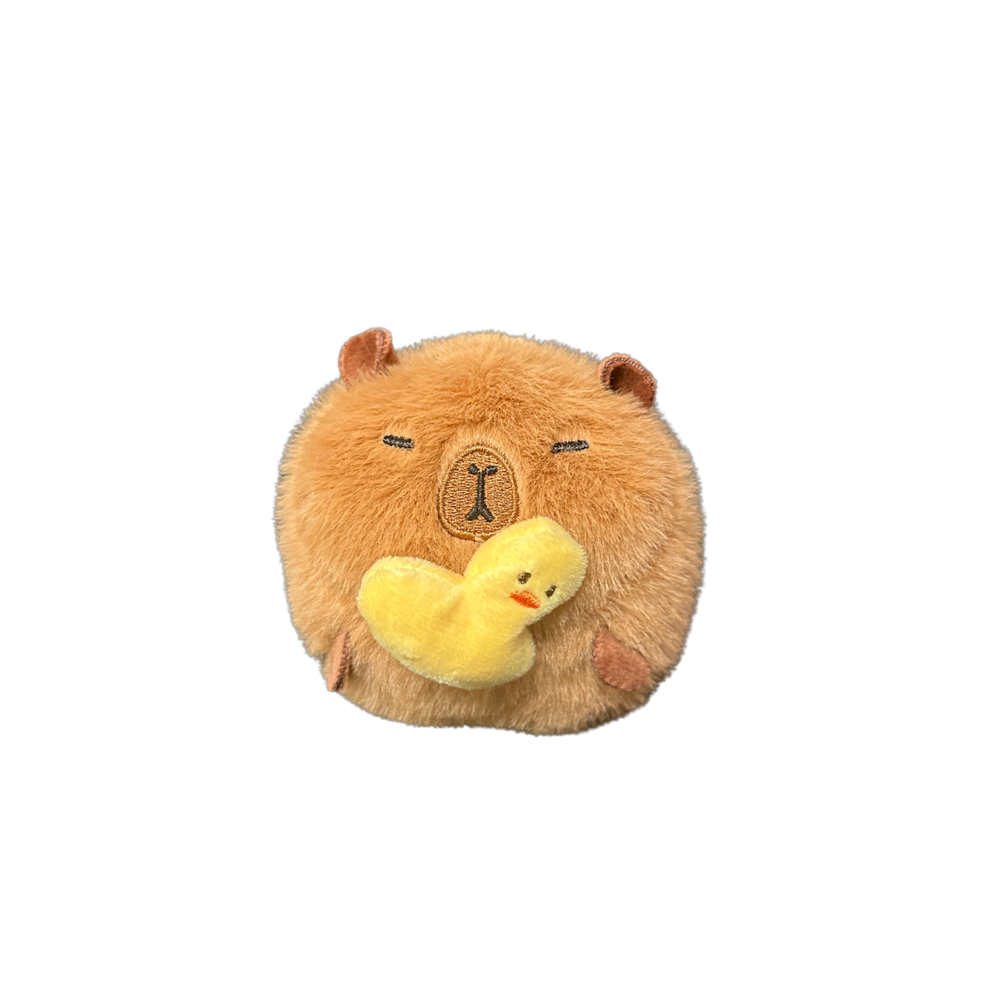 Capybara Plush Pull-String Toy – Spinning Tail Action (6 PCS Display) MSCB1
