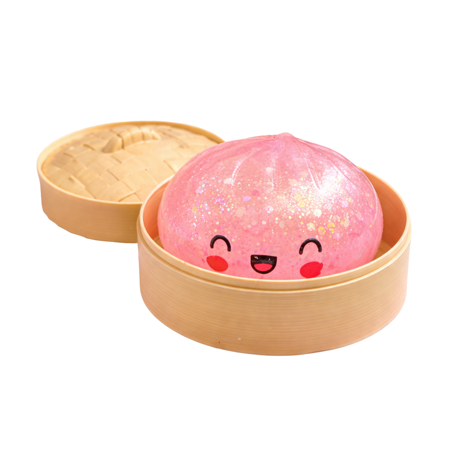 Squeezy Dumpling Toy – Glitter (4") MSDS2
