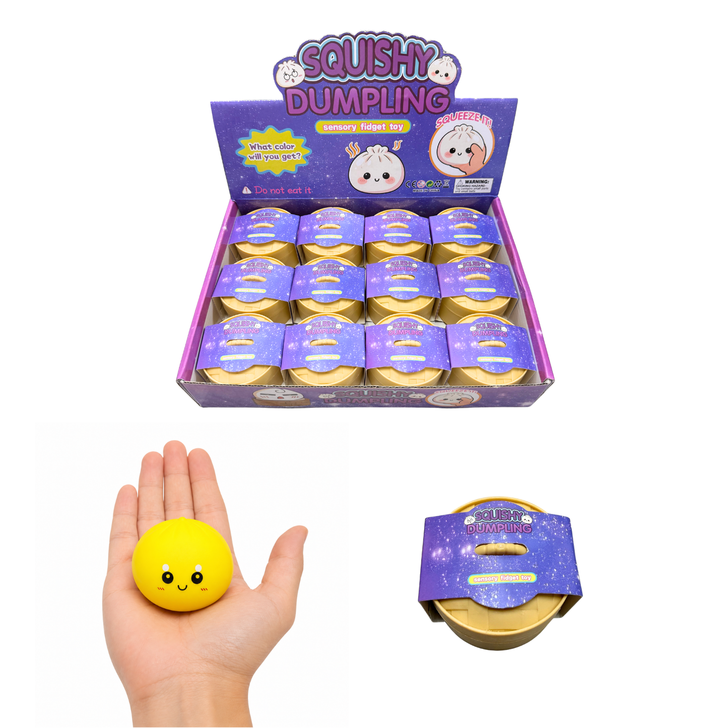 Mini Squishy Steam Bunz – Mystery Mini Dumplings (2 1/4") MSDS6