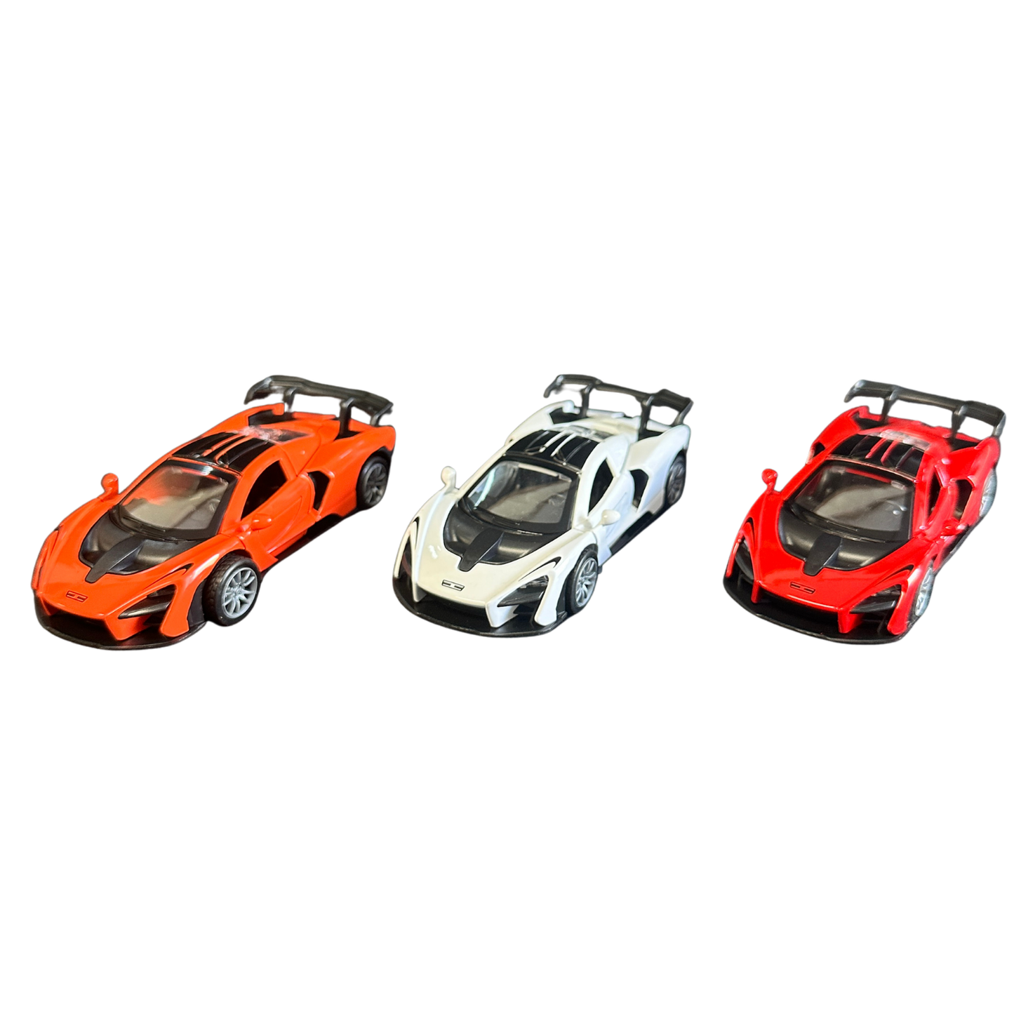 4" Scale McLaren Die-Cast Supercar – 12PC Display MSMCLN