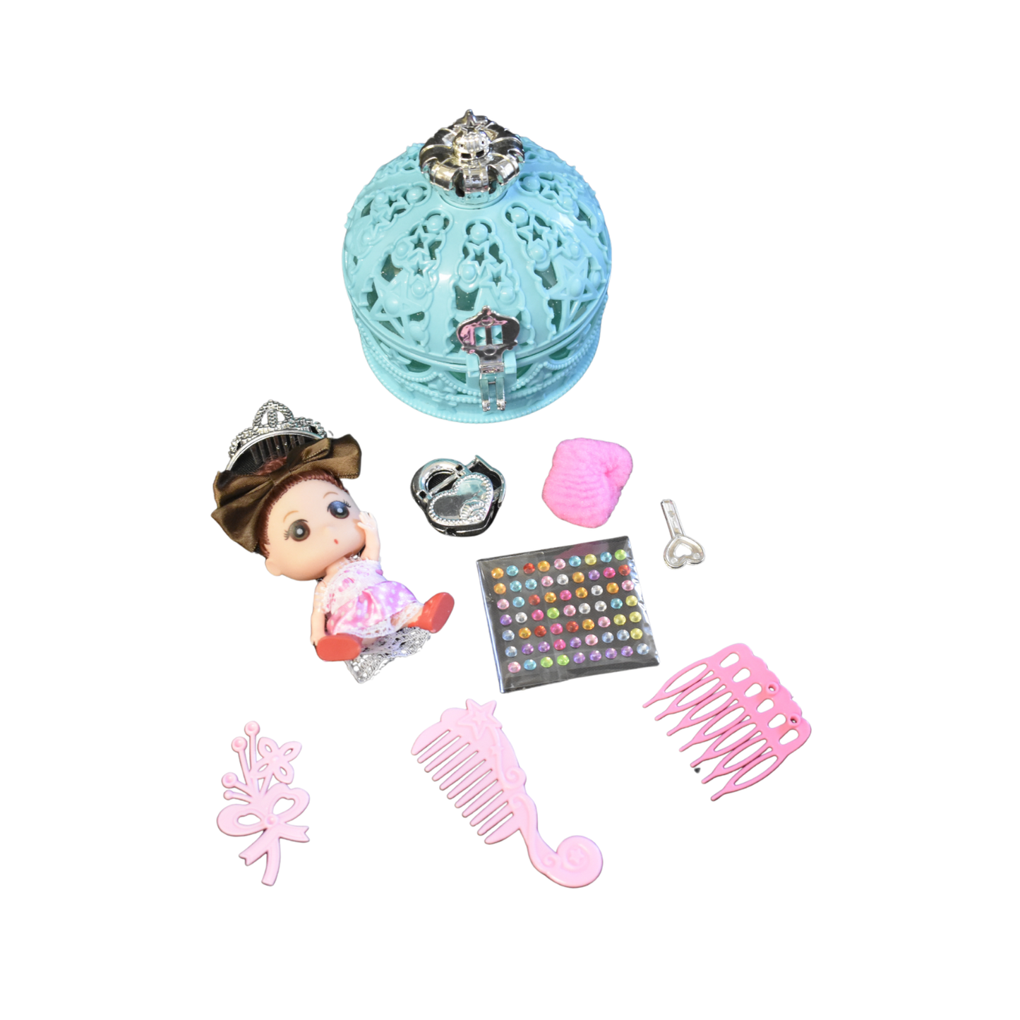Princess Doll Surprise Crown Playset – Assorted Colors w/ Counter Display (9pc) MSPCJ