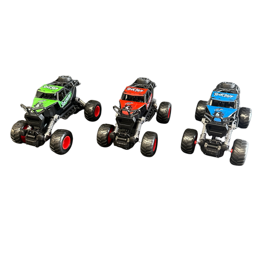 4x4 Scrambler Friction Drive Off-Road Trucks – 6” – Assorted Colors w/ Counter Display (6pc) MSSCBL2