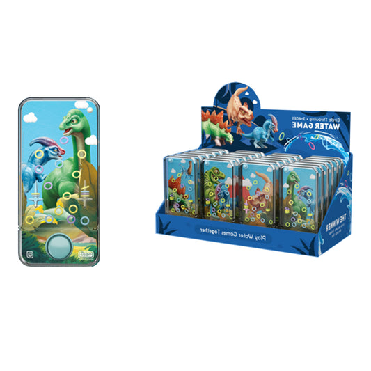 Dinosaur Water Ring Toss Game – Handheld Water Game w/ Counter Display (24pc) MSWTD