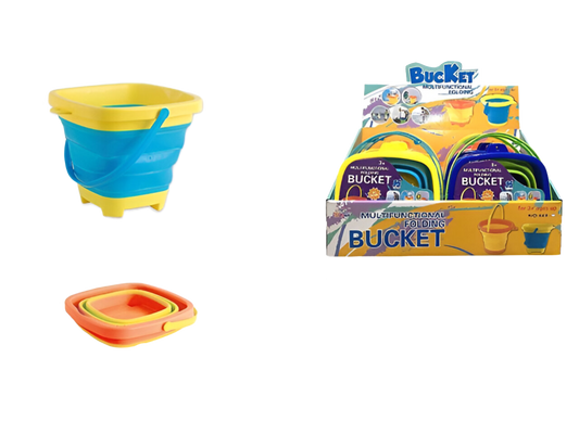 7" Collapsible Folding Bucket – 12 PC Display MSFBD